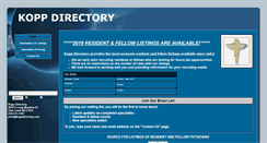 Desktop Screenshot of koppdirectory.com